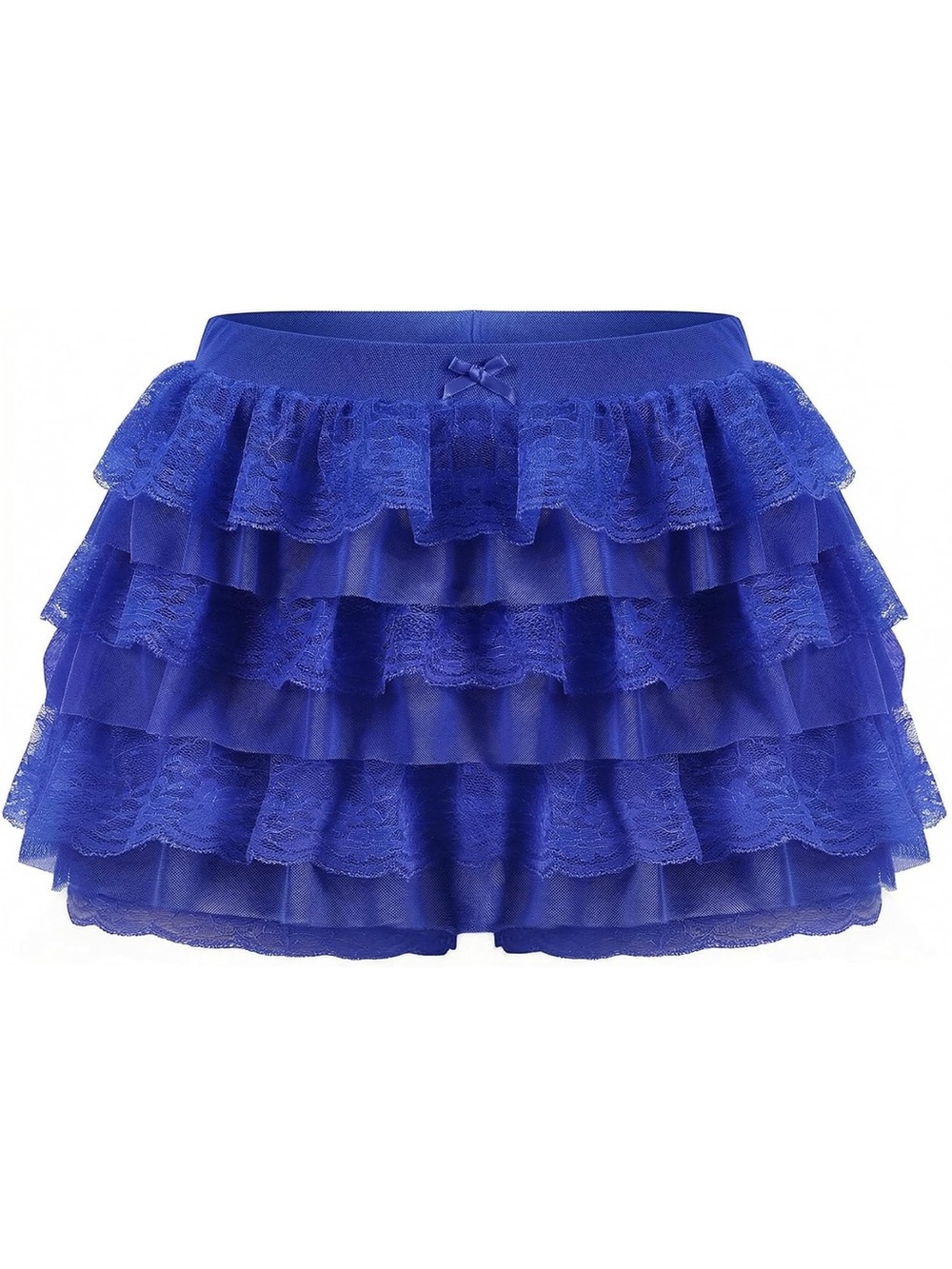 Women Ruffle Shorts Lace Multi-Layered Bloomers